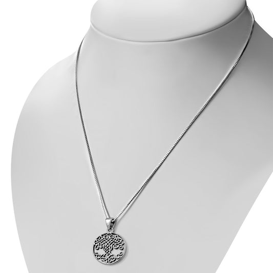 Tree of Life Celtic Silver Pendant
