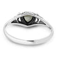 Heart Mother of Pearl Silver Ring