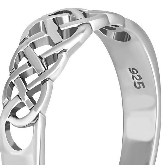 Plain Celtic Knot Silver Ring