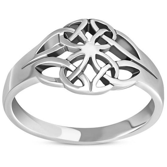 Plain Sterling Silver Celtic Knot Ring