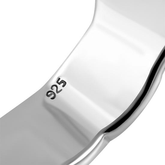 Plain Solid Silver Celtic Knote Band Ring