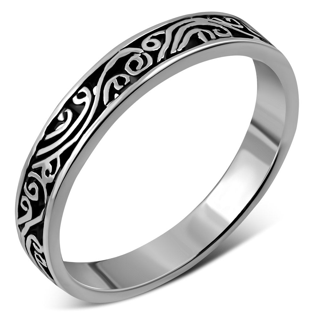 Plain Silver Band Ring