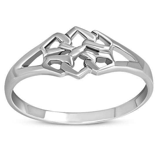 Delicate Celtic Knot Silver Ring
