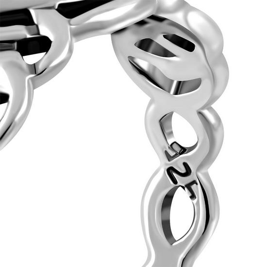 Plain Silver Celtic Knot Ring