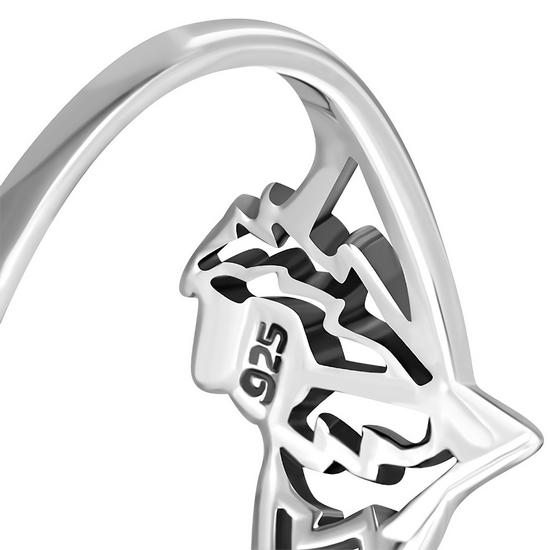 Scottish Thistle Sterling Silver Ring