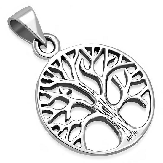 Celtic Tree of Life Silver Pendant