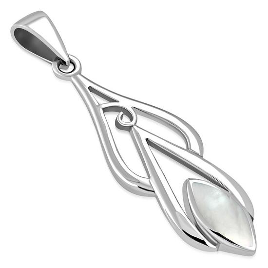 Mother of Pearl Silver Pendant