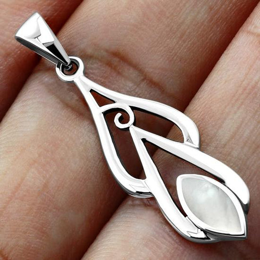Mother of Pearl Silver Pendant