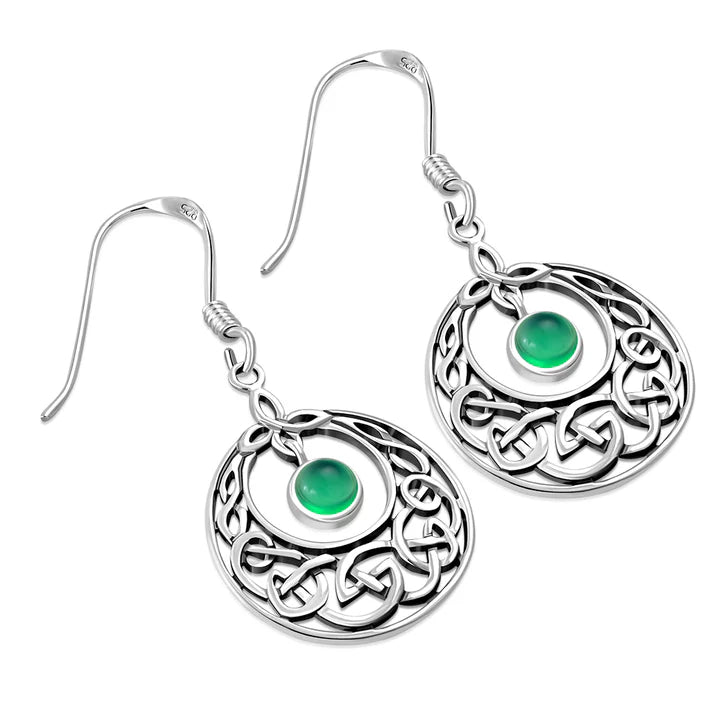 Uncover the Intricate Celtic Hook Earrings - Creidne Jewelry