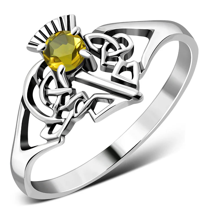 The Finest Thistle Rings for True Scotsmen - Creidne Jewelry