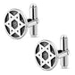 Silver Star of David Cufflinks