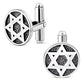 Silver Star of David Cufflinks