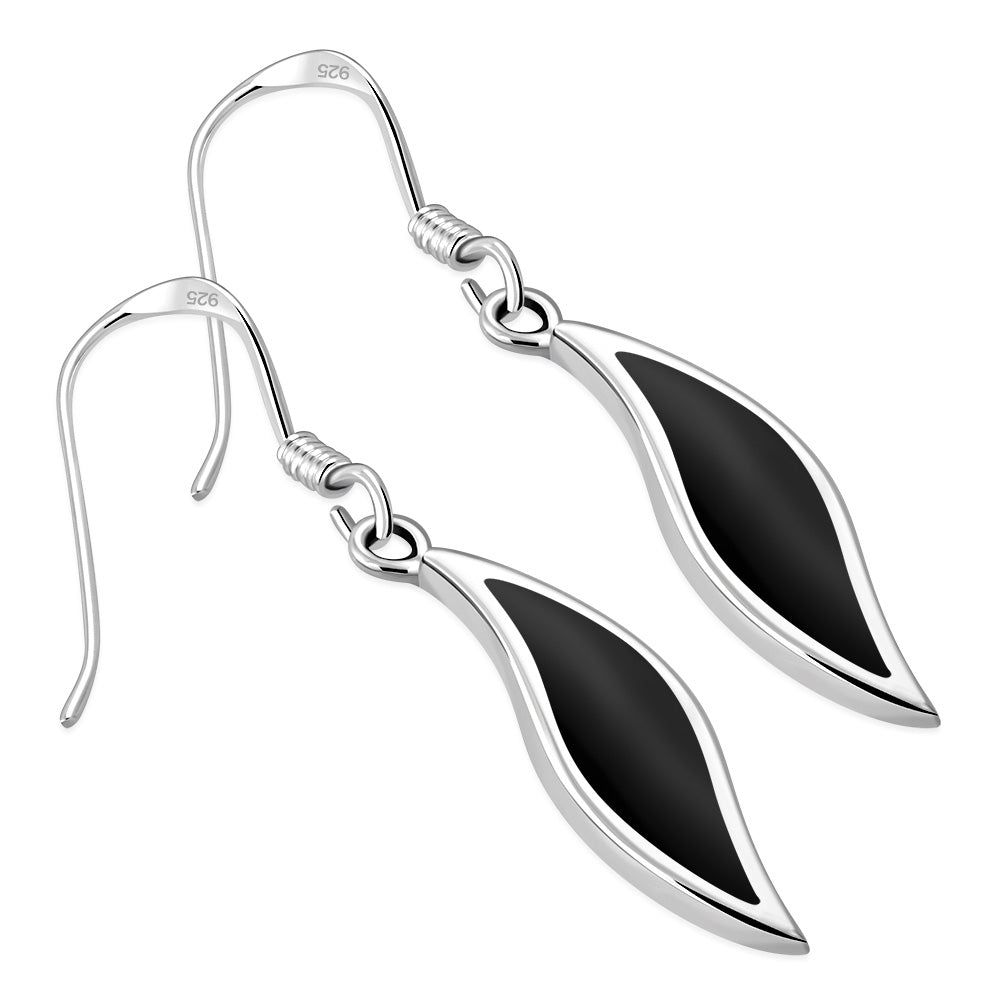 Black Onyx Sterling Silver Earrings