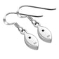 Abalone Shell Oval Sterling Silver Earrings