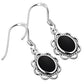 Black Onyx Sterling Silver Earrings