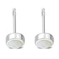 6.20mm | Mother of Pearl Sterling Silver Stud Earrings