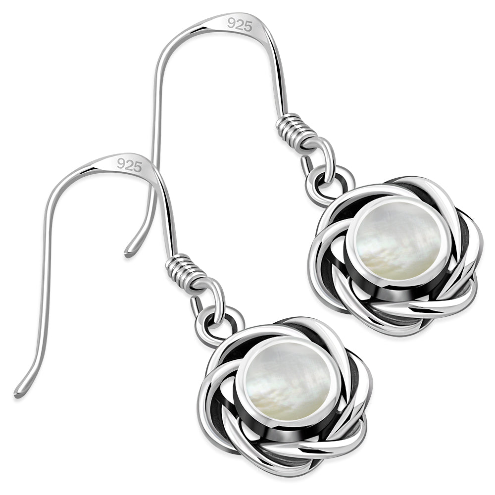 Mother of Pearl Sterling Silver Earrings