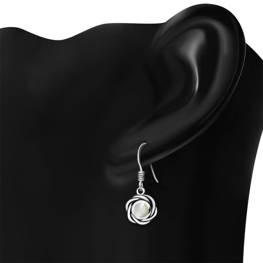 Mother of Pearl Sterling Silver Earrings