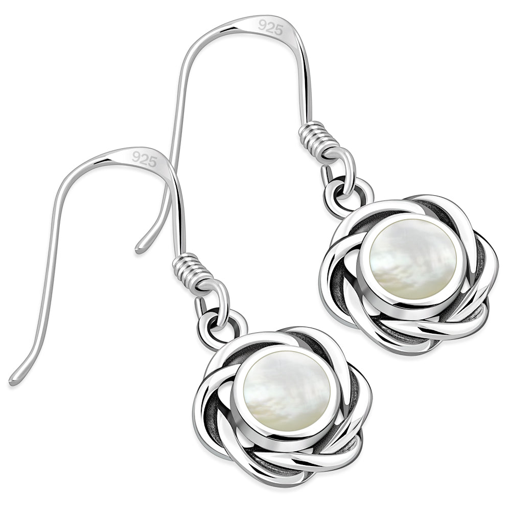 Mother of Pearl Sterling Silver Earrings