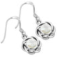 Mother of Pearl Sterling Silver Earrings