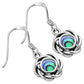 Abalone Shell Sterling Silver Earrings