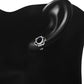 Black Onyx Sterling Silver Stud Earrings