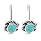 Turquoise Sterling Silver Stud Earrings