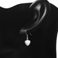 Mother of Pearl Reuleaux Triangle Silver Earrings