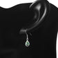 Abalone Shell Drop Sterling Silver Earrings