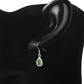 Abalone Shell Drop Sterling Silver Earrings