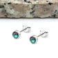 5mm | Round Abalone Sterling Silver Stud Earrings