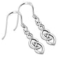 Celtic Knot Plain Silver Earrings