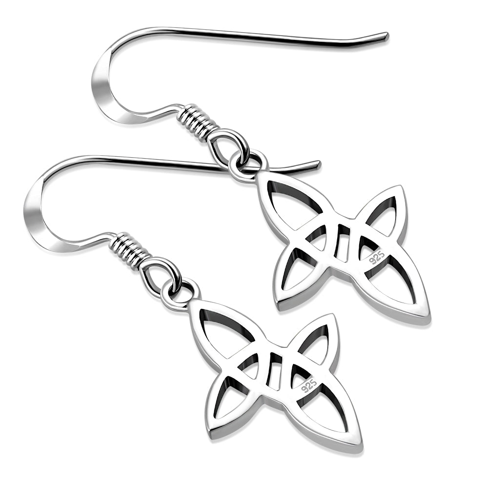 Celtic Knot Solid Silver Earrings