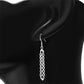 Long Celtic Trinity Knot Silver Earrings