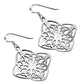 Sterling Silver Large Celtic Style Earrings