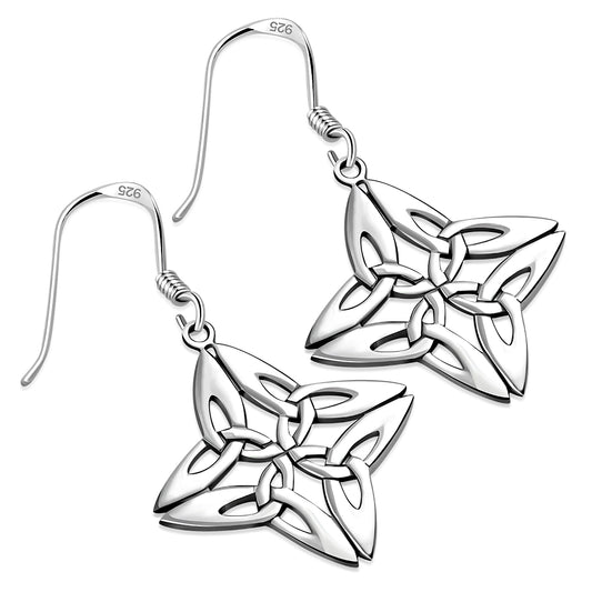 Sterling Silver Celtic Trinity Knot Earrings