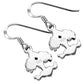 Tiny Celtic Knot tree of Life Silver Earrings