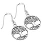 Celtic Tree of Life Silver Earrings