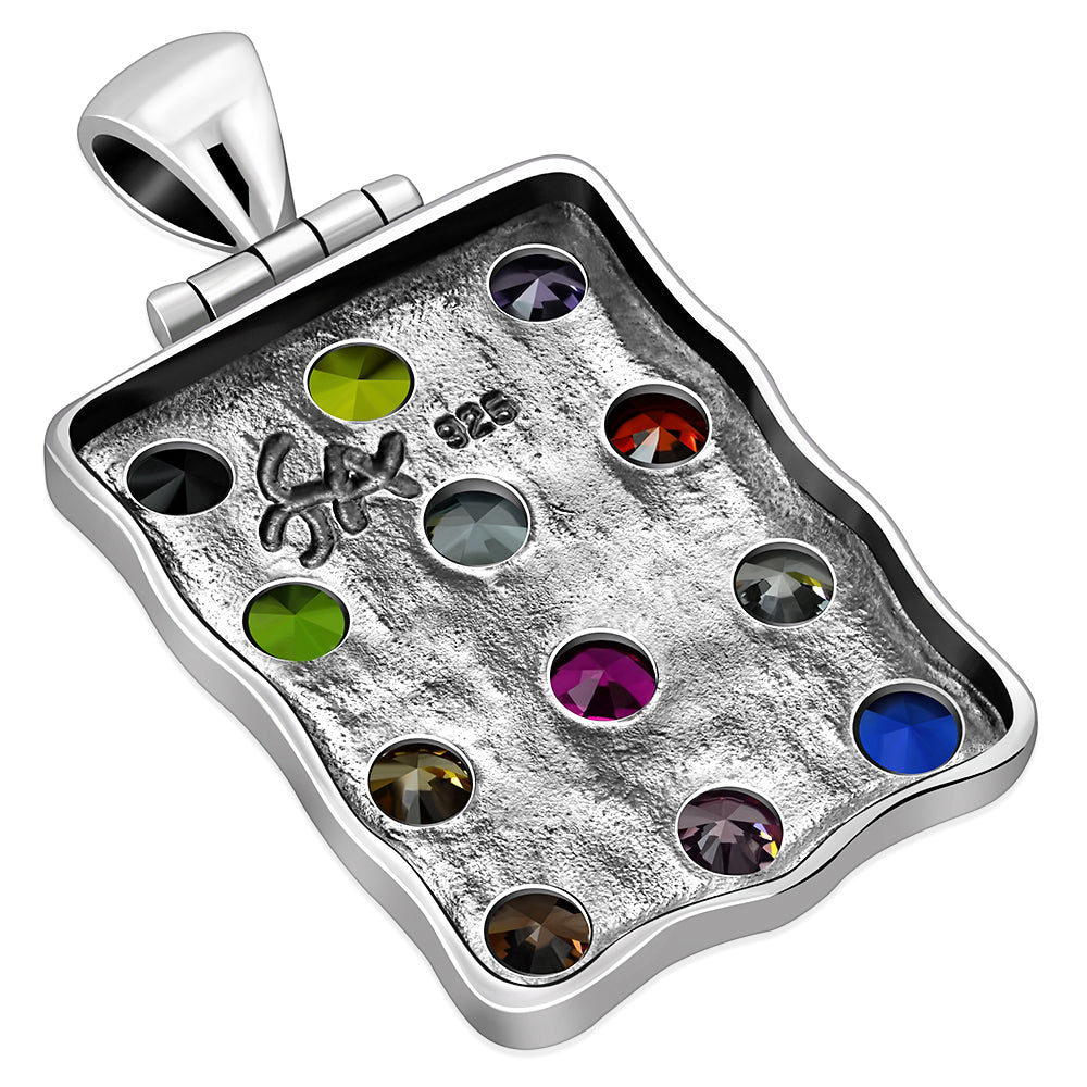 Large Hoshen Silver Pendant