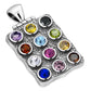 Large Hoshen Silver Pendant