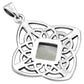 Mother of Pearl Celtic Sterling Silver Pendant