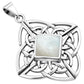 Mother of Pearl Celtic Sterling Silver Pendant