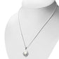 Large Mother of Pearl Celtic Silver Pendant