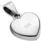 Black Onyx Heart Sterling Silver Pendant