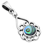 Abalone Shell Sterling Silver Pendant