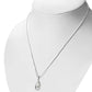 Mother of Pearl Drop Silver Pendant