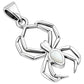 Mother of Pearl Spider Sterling Silver Pendant