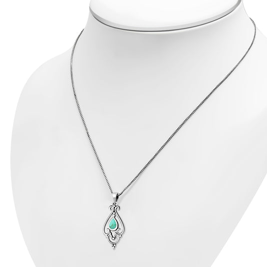 Turquoise Sterling Silver Pendant