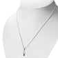 Black Onyx Sterling Silver Heart Pendant