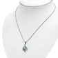 Abalone Shell Celtic Knot Silver Pendant